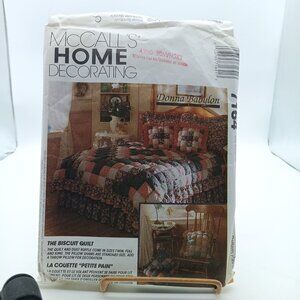 Vintage McCalls Home Decorating Biscuit Quilt Pattern #7164 By Donna Babylon